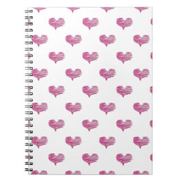 Cuaderno El día de San Valentín de amor Esbozo de corazón r