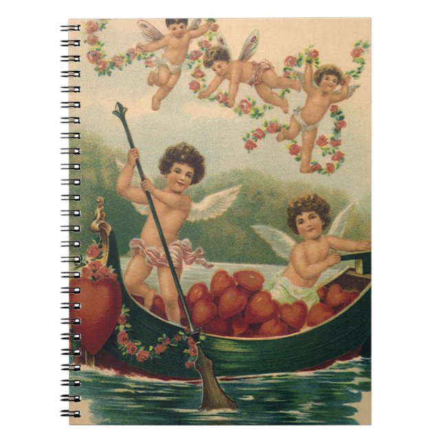 Cuaderno El día de San Valentín de época, cantantes victori (Frente)