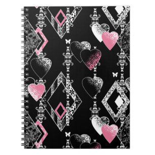 Cuaderno El Día de San Valentín inmaculado ama el patrón bl