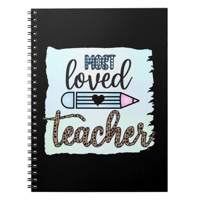 Cuaderno El día del profesor más querido (Frente)