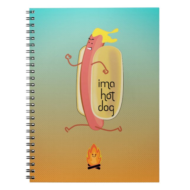 Cuaderno El diablo de los perros calientes (Frente)