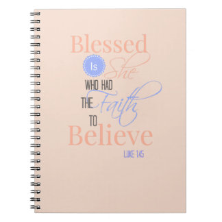 Cuaderno El diario Blessed de la escritura es ella que
