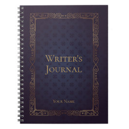 Cuaderno El diario del escritor elegante personalizado