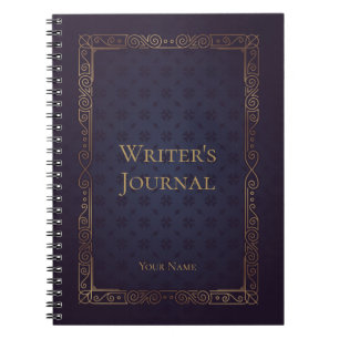 Cuaderno El diario del escritor elegante personalizado