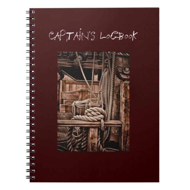 Cuaderno El diarios de operación del capitán (Frente)