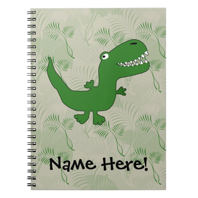 Cuaderno El dibujo animado del dinosaurio de Rex del (Frente)