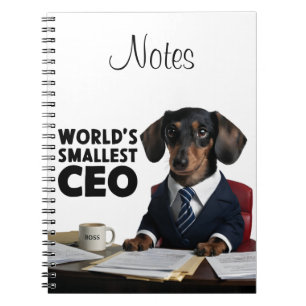 Cuaderno El director ejecutivo más pequeño del mundo, lindo