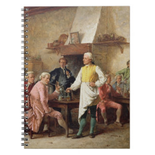 Cuaderno El discusión de un caballero, 1881 (aceite en el