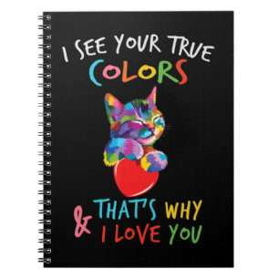 Cuaderno El diseño de este gato de conciencia de autismo su