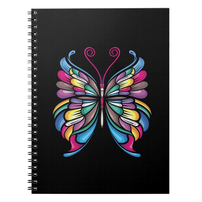 Cuaderno el diseño de la mariposa (Frente)