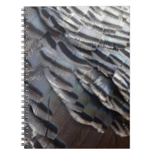 Cuaderno El diseño de la naturaleza abstracta de los plumas