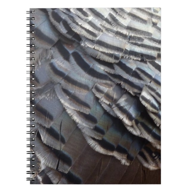 Cuaderno El diseño de la naturaleza abstracta de los plumas (Frente)