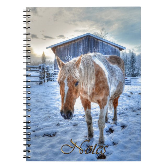 Cuaderno El diseño equino de Palomino Paint Horse-lover (Frente)