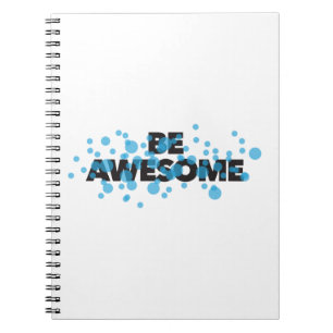 Cuaderno El diseño moderno, alegre, audaz y atractivo Be Aw