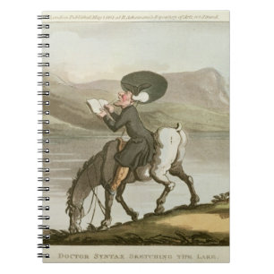 Cuaderno El Dr. Syntax que bosqueja el lago