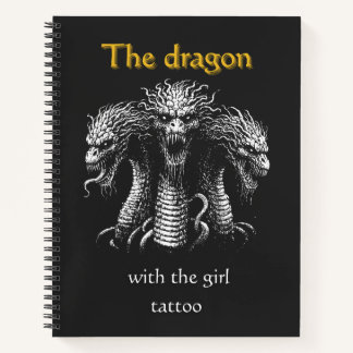 Cuaderno El dragón con el tatuaje Chica - Gracioso oscuro