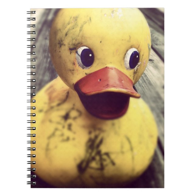 Cuaderno ¡El Ducky de Goma Amarillo necesita un baño! (Frente)