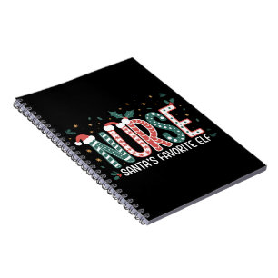 Cuaderno El Duende Favorito de Santa Enfermera Navidad Insp