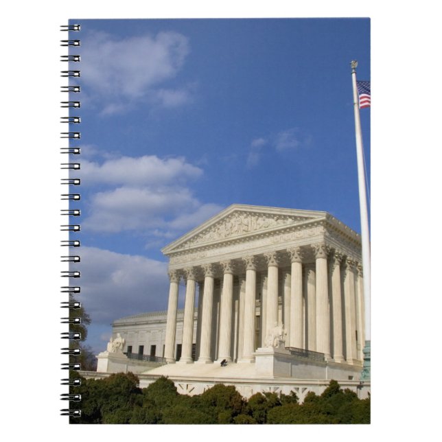 Cuaderno El edificio de la Corte Suprema de los Estados Uni (Frente)