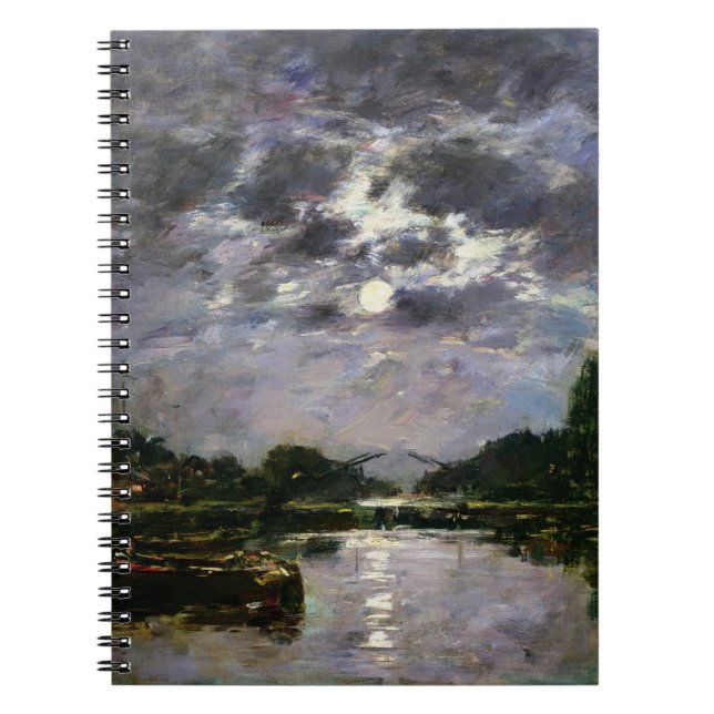 Cuaderno El efecto de la luna, 1891 (aceite en lona) (Frente)