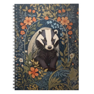 Cuaderno El elegante William Morris inspiró a Badger