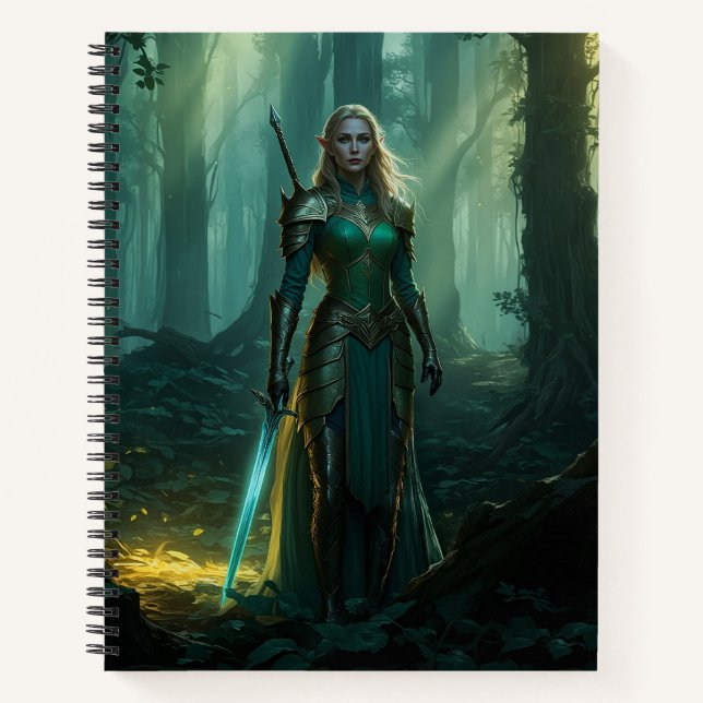 Cuaderno El elfo guardián del reino encantado (Anverso)