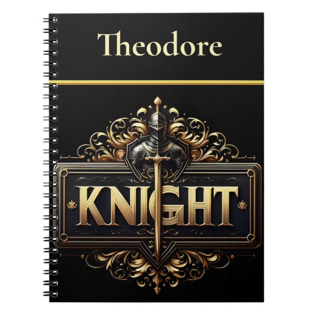 Cuaderno El emblema noble del caballero (Frente)