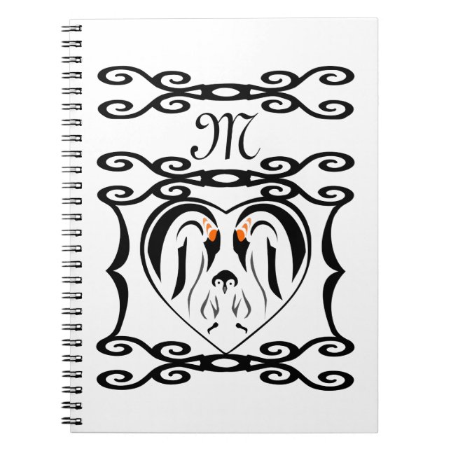 Cuaderno El emperador Penguin Forever Love Birds (Frente)