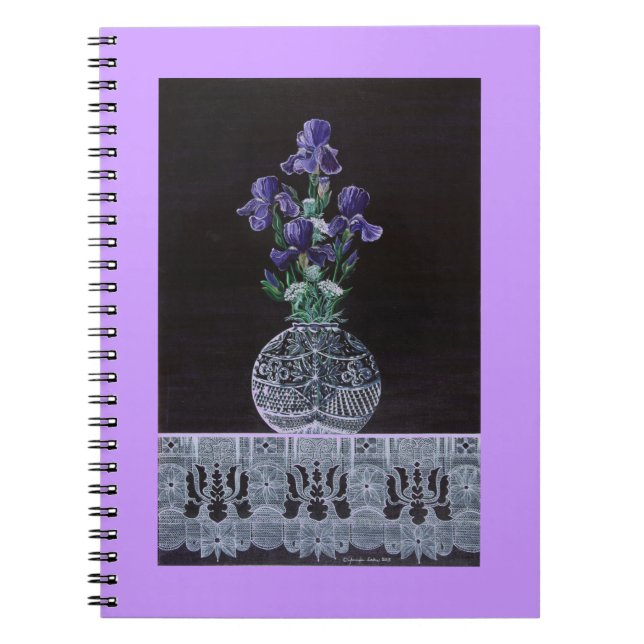 Cuaderno El encaje de la reina Iris (Frente)