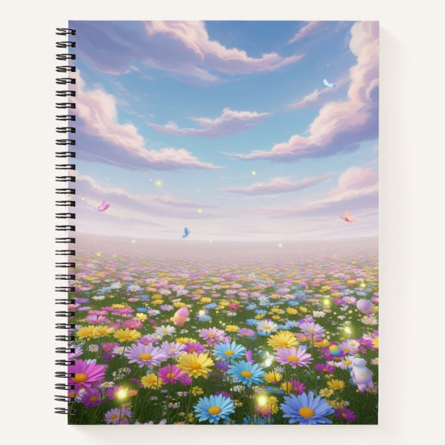Cuaderno El encantador bloc de notas Pastel Meadow (Anverso)