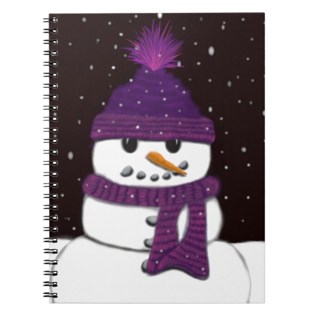 Cuaderno El encantador hombre de nieve sin armas (Frente)