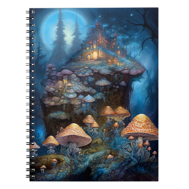Cuaderno El encanto de los hongos del bosque Castillo Fanta (Frente)