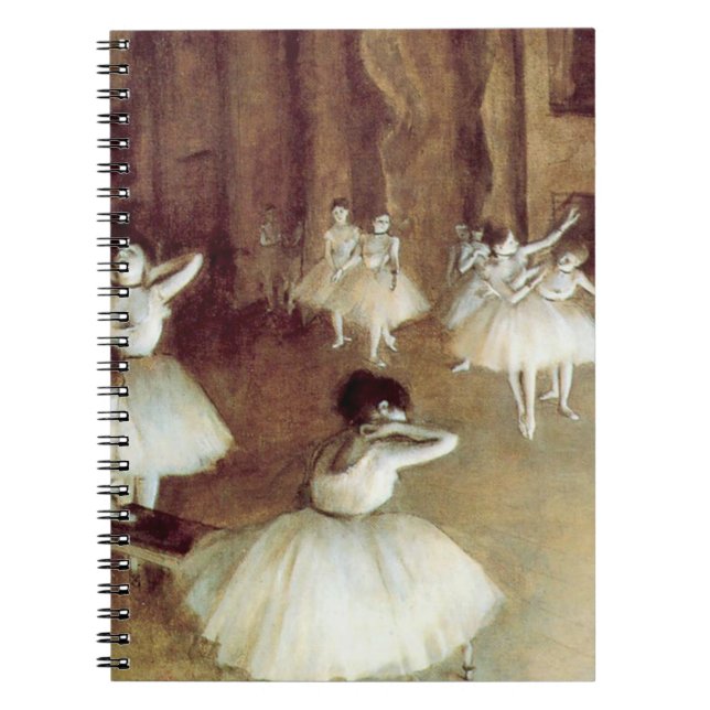 Cuaderno El ensayo de Degas en el escenario (Frente)