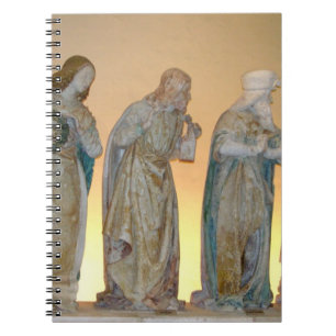Cuaderno El Entombment, detalle de santos, 1490 (st pintado