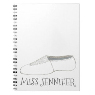 Cuaderno El entrenador de gimnasia de baile personalizado A