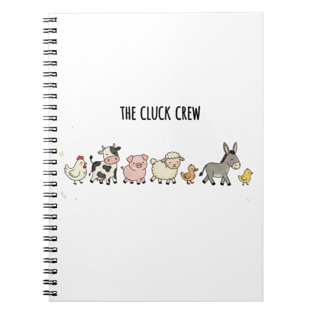 Cuaderno "El Equipo Cluck" (Frente)