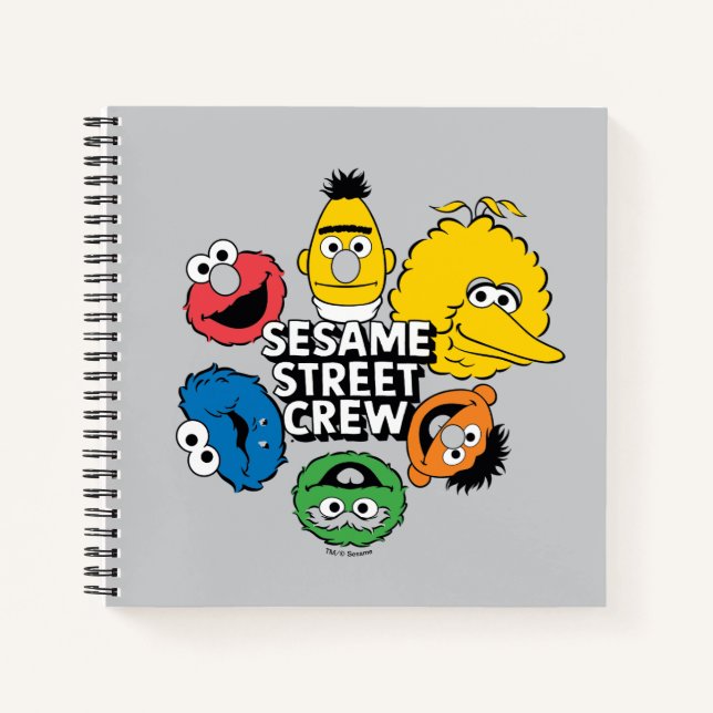 Cuaderno El Equipo de la Calle Sésamo (Anverso)