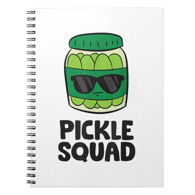 Cuaderno El equipo de Pickle Lover se escuadra divertida (Frente)