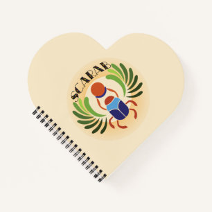 Cuaderno El escarabajo egipcio Scarab. Clásico de Egipto
