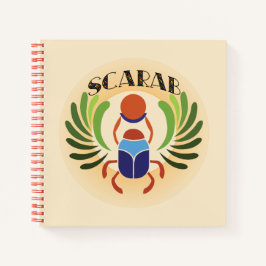 Cuaderno El escarabajo egipcio Scarab. Clásico de Egipto
