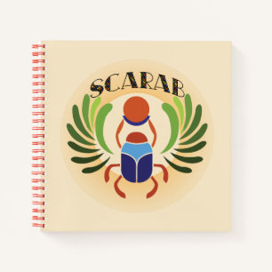 Cuaderno El escarabajo egipcio Scarab. Clásico de Egipto