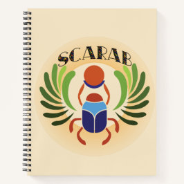 Cuaderno El escarabajo egipcio Scarab. Clásico de Egipto