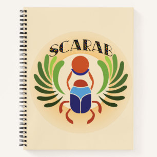 Cuaderno El escarabajo egipcio Scarab. Clásico de Egipto