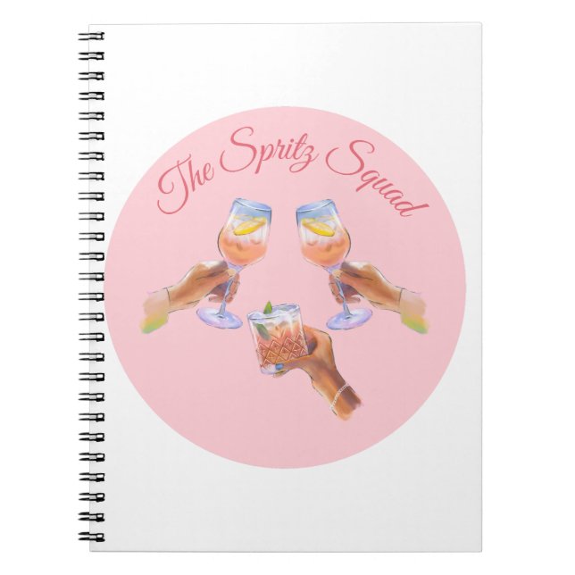 Cuaderno El Escuadrón del Spritz | Escuadrón de novias de l (Frente)