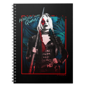 Cuaderno El escuadrón suicida   Harley Quinn y Green Ferns