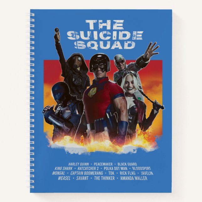 Cuaderno El escuadrón suicida | Poster de películas de esti (Anverso)