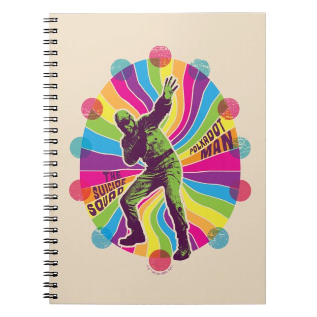 Cuaderno El escuadrón suicida | Psicodélico de Polka-Dot Ma (Frente)