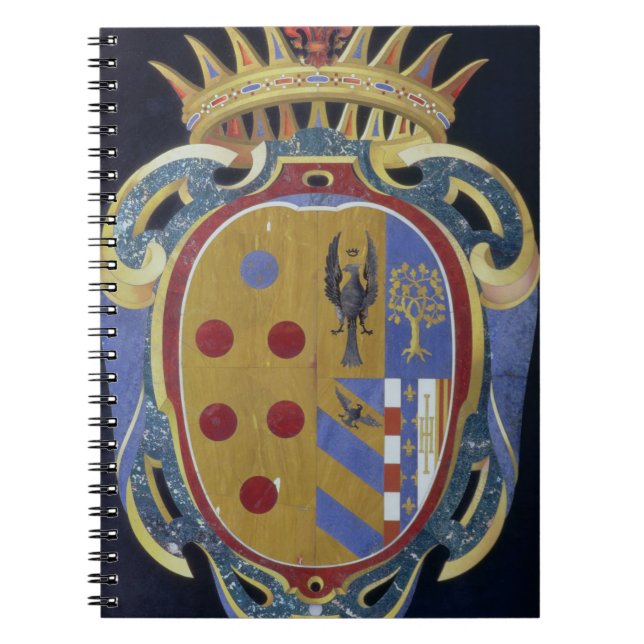 Cuaderno El escudo de armas de Medici-Lorena, c.1638 (dur (Frente)
