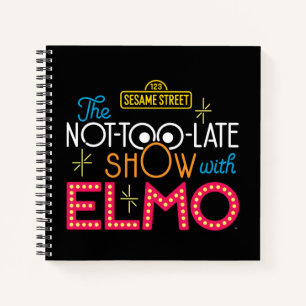 Cuaderno El espectáculo no muy tarde con Elmo