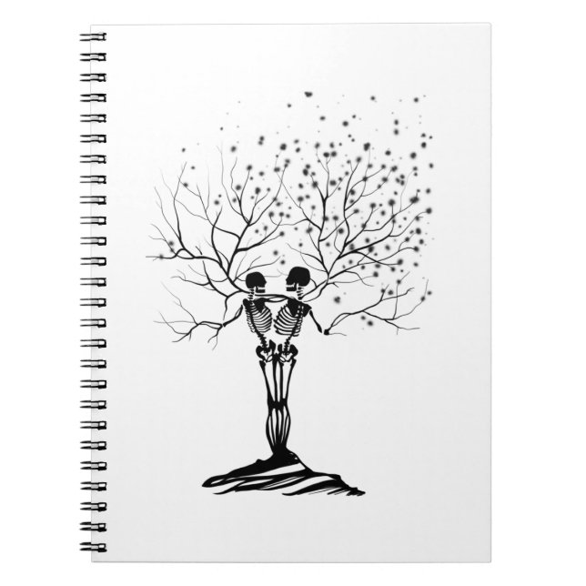 Cuaderno El esqueleto del árbol de fin de vida (Frente)